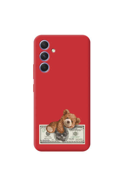 Other Samsung A36 Money Style Red Colored Silicone TPU Θήκη