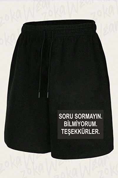 ZOKAWEAR Unisex Don'T Ask I Don'T Know Thank You Design Printed Shorts