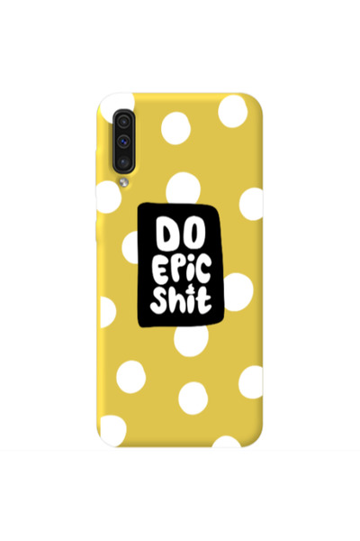 Other Samsung A70 Do Epic Shit Yellow Colored Silicone TPU Θήκη