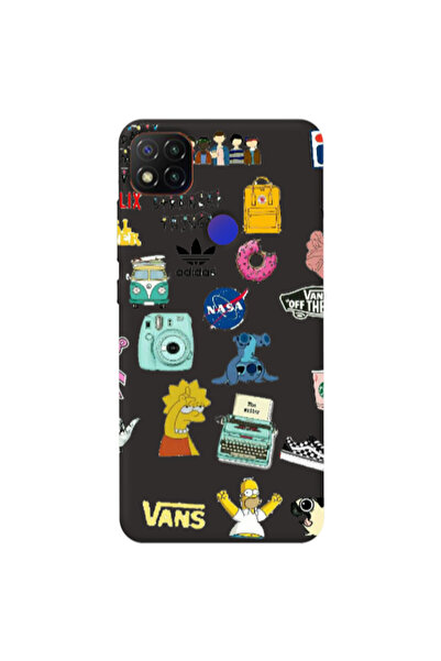 Other Xiaomi Redmi 9c Mixed up 3 Black Colored Silicone TPU Θήκη