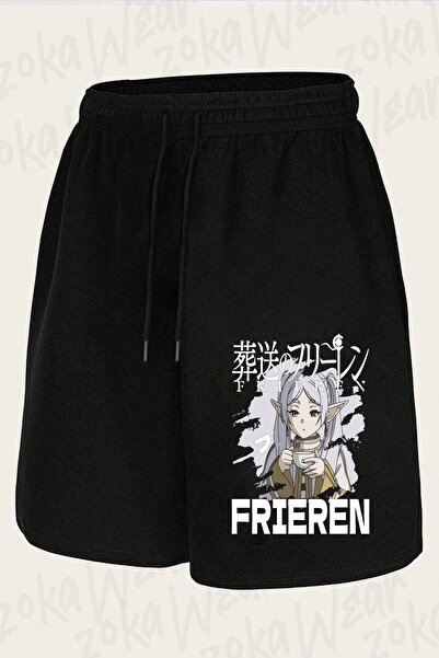 ZOKAWEAR Unisex Frieren Beyond Journey's End Design Printed Shorts