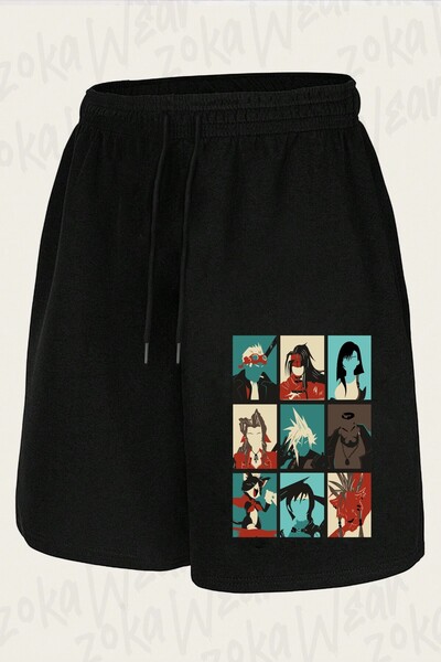 ZOKAWEAR Unisex Fantasy Final Design Printed Shorts