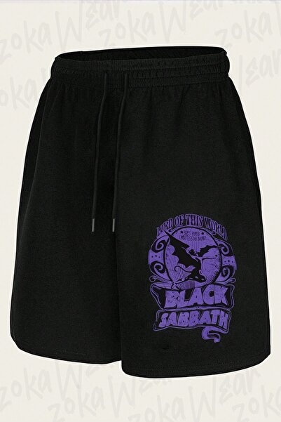 ZOKAWEAR Unisex Σορτς με στάμπα Black Sabbath, Lord Of This World