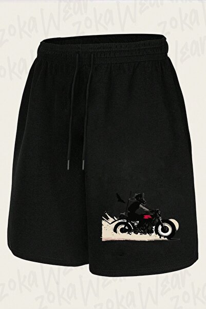 ZOKAWEAR Σορτς με στάμπα Unisex Biker Street Racer Design