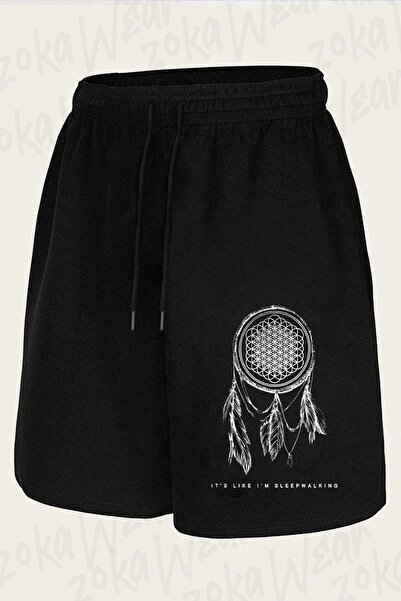 ZOKAWEAR Unisex Bring Me the Horizon Sleep Design Printed Shorts