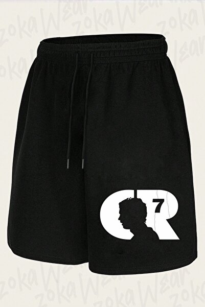 ZOKAWEAR Unisex Ronaldo Design Printed Shorts