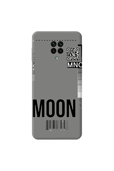 Other Xiaomi Redmi Note 9 Pro A ticket to the moon Grey Colored Silicone TPU ...