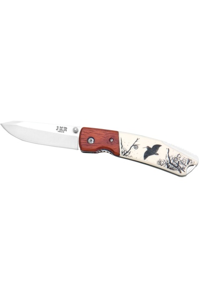 OEM Briceag Joker lama blocabila, inoxidabila, 7.5 cm, maner decorat Woodcock