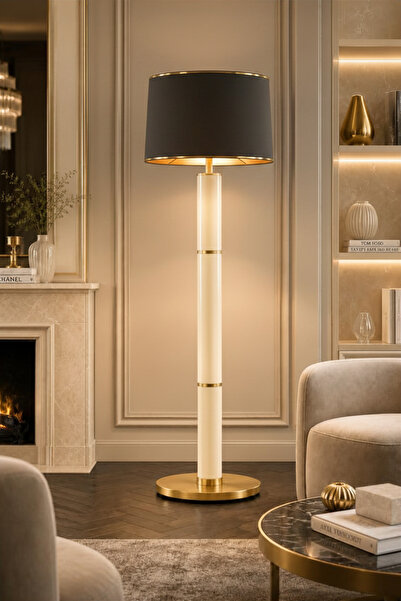 VENÜS NOVA VENÜS BENETNASCH | MODERN PARLAK KREM & GOLD DETAYLAR METAL LAMBAD...