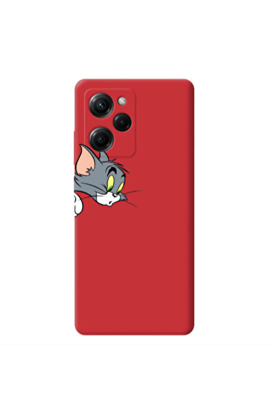 Other Xiaomi Poco X5 Pro Tom 1 Red Colored Silicone TPU Θήκη