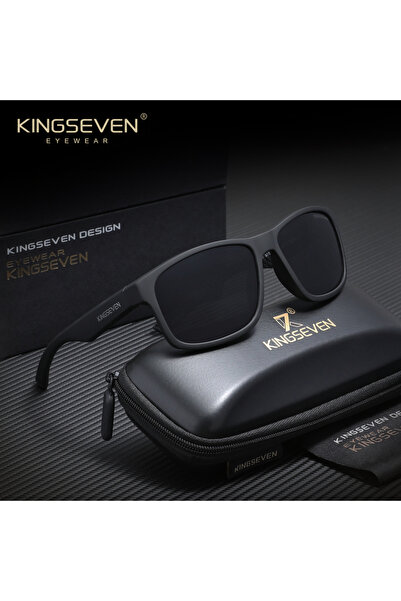 Choice4 نظارات شمسية جديدة من KINGSEVEN باللون الرمادي المطفي للرجال والنساء،...