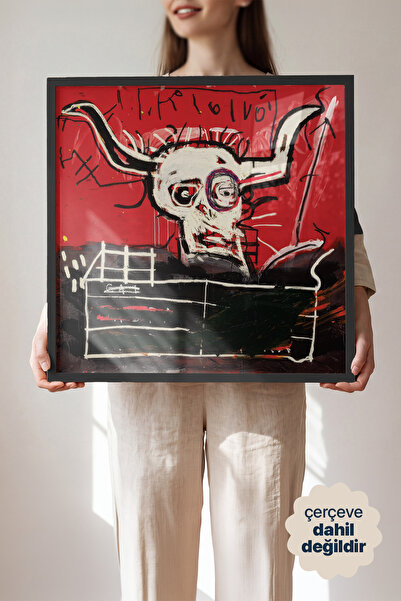 Persona Istanbul Jean-Michel Basquiat "Cabra, 1981-82" - Sanat Posteri (Çerçe...