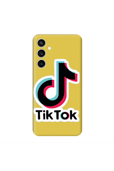 Other Samsung S24 Plus Tik Tok Yellow Colored Silicone TPU Θήκη