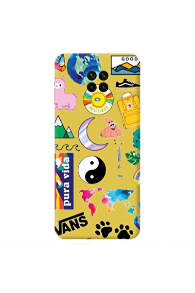 Other Xiaomi Redmi Note 9 Pro Vans Yellow Colored Silicone TPU Θήκη
