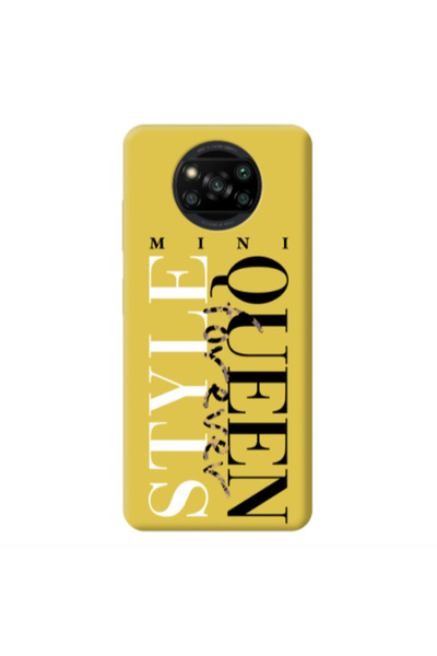 Other Xiaomi Poco X3 /X3 Pro Mini Quen Forever Yellow Colored Silicone TPU Θήκη