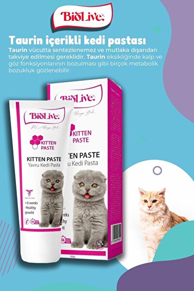 Genel Markalar Yavru Kediler İçin Malt+MultiVitamin Paste 100gr