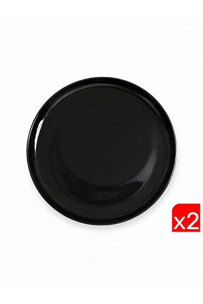 Kütahya Porselen Moderna Serving Plate Black 24cm Mod24Du740104 2 Pcs