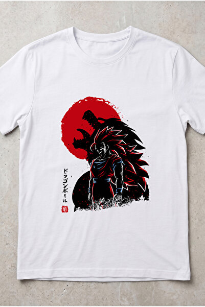 Silkensoul Dragon Ball Goku Anime Printed Standard Cut Unisex Tshirt