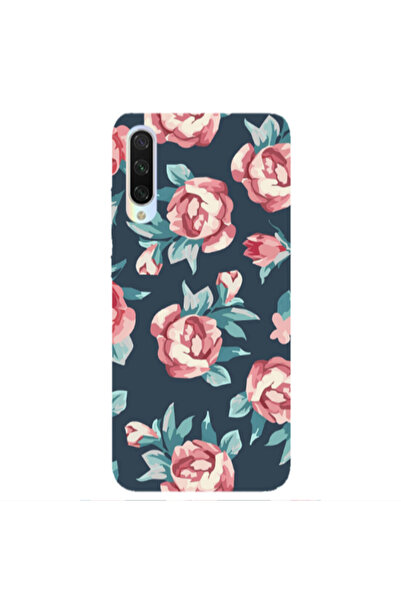 Other Xiaomi Mi 9 Lite Purple roses Transparent Silicone TPU Θήκη