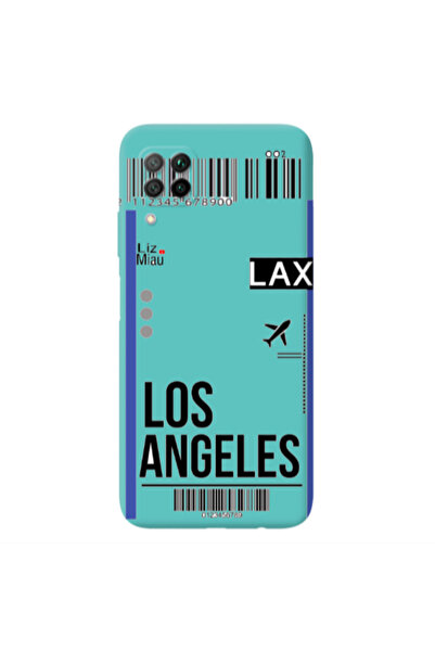 Other Huawei P40 Lite Los angeles Turquoise Colored Silicone TPU Θήκη