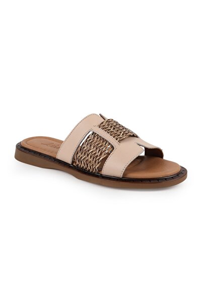 Libero Women's Slippers Daily Open Toe Knitted Banded Slip-On Antique Leather...