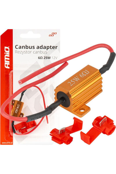 AMIO Αντιστάτης Canbus για λάμπες LED 6Ω 25W Amio-04092 Κωδικός: 04092