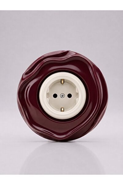 VRC Ticaret Special Design Wavy Series Exterior Claret Red Interior Cream Dec...