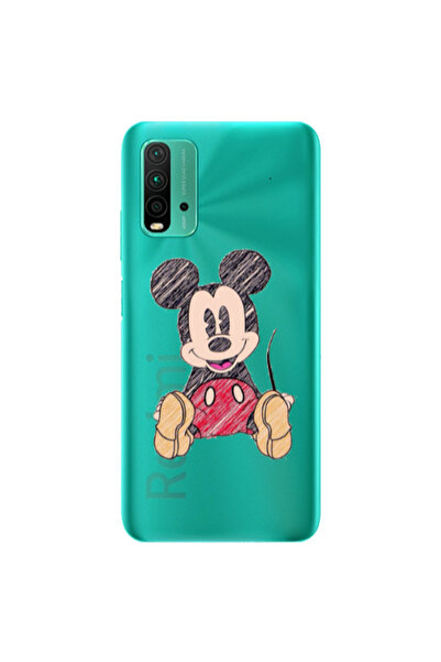 Other Xiaomi Redmi 9T Mickey mouse 2 Transparent Silicone TPU Θήκη