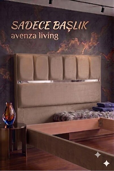 Avenza living Tek Kişilik Baza Başlığı - 90 cm Silinebilir Baby Face Kumaş Ka...