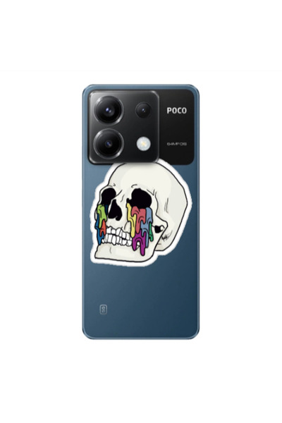 Other Xiaomi Poco X6 5G Skull Transparent Silicone TPU Θήκη