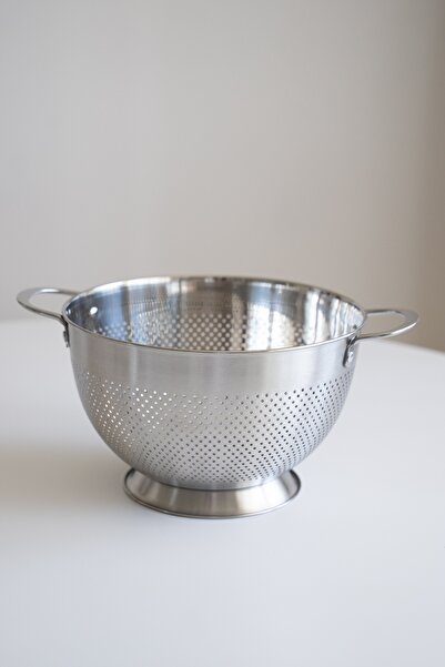 Dekorzdükkan Multi-Purpose Kitchen Strainer with Stainless Steel Legs - Large...
