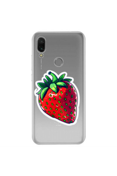 Other Xiaomi Redmi Note 7 strawberry Transparent Silicone TPU Θήκη