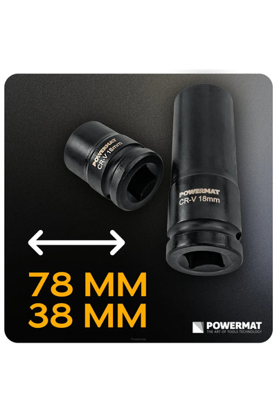Powermat Set de chei tubulare, 35 piese, 8-32 mm |   PM-ZNU-832T