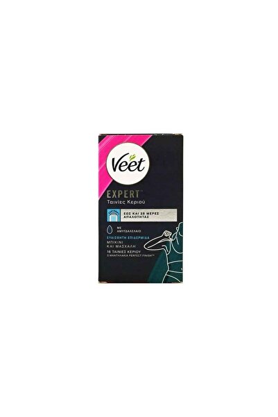 Veet Ταινίες κρύας κεριού αποτρίχωσης μπικίνι για ευαίσθητο δέρμα 16 τεμάχια