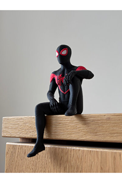 ArtiFex Hobi Spider-Man Miles Morales Dekoratif Biblo | 3D Baskı Gamer Masa D...