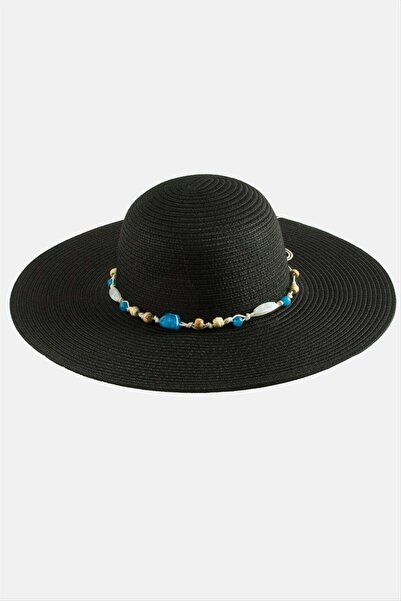 AKSESUARIM Beaded Straw Hat