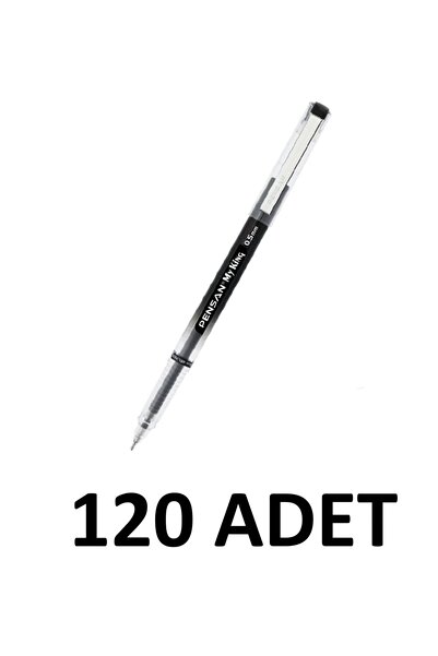 Pensan My-King Gel 120 Pcs Metal Clip 0.5mm Ballpoint Pen 6405