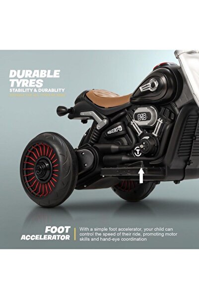 Tradesor Παιδικό ηλεκτροκίνητο τρίκυκλο scooter - BJQ-818 - 701113 - Blue