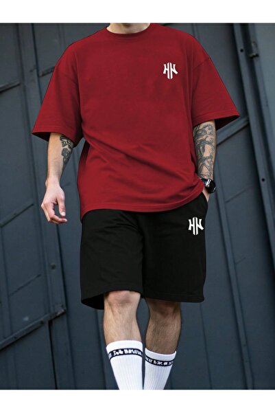 ship master Summer Collection New Arrival T-Shirt & Shorts Set Printed Patter...