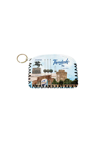 Tradesor Πορτοφόλι Souvenir μπρελόκ - Σετ 10pcs - PVC - Thessaloniki - 14*9cm...