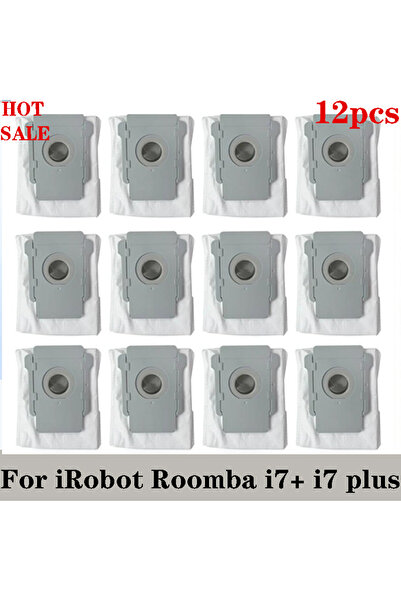 Choice4 12 قطعة من أكياس الغبار لـ iRobot Roomba i7+ i7 plus E5 E6 E7 S9 S9+ ...