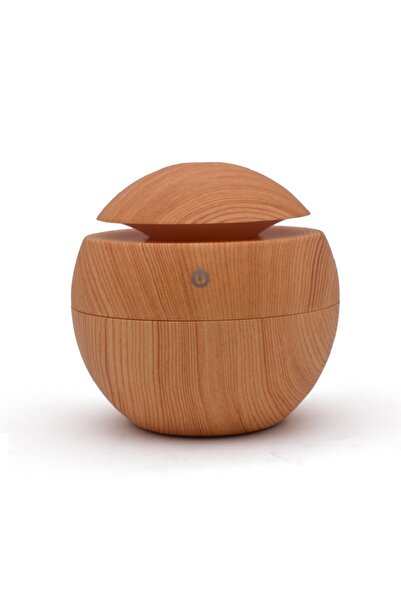 Choice Light wood Portable Mini Wood-Grain Spherical Desktop Air Humidifier P...