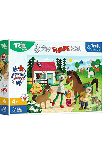 Trefl Puzzle Super Shape XXL Trefliki Cal 60 Piese 50031