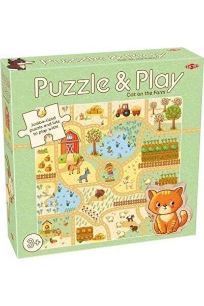 TACTIC Joc puzzle Pisica la fermă