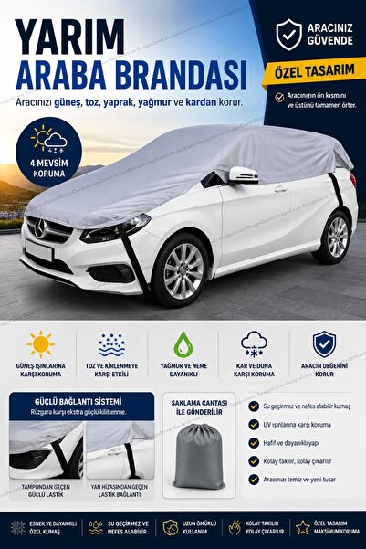 designcover Special Design Half Vehicle Tarpaulin - Maximum Protection • Easy...