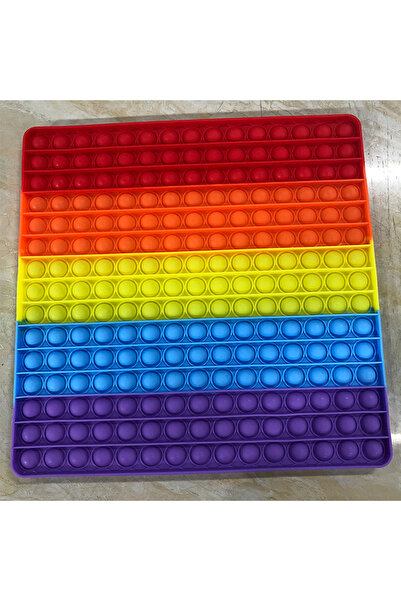 Choice 30X30CM Jumbo Rainbow Silicone Push Bubble 30CM Sensory Fidget Toys fo...