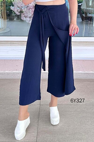 İnce Topuk Aerobin Fabric Skirt Trousers 6Y327