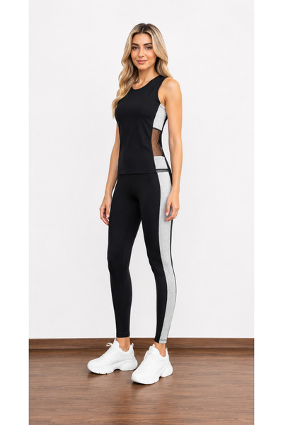 oncepetcom Women's Black Tulle Sports Set