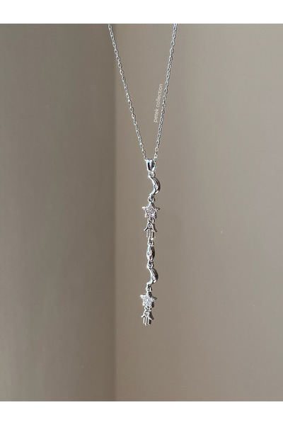 Petek Collection Steel Manifest Y Necklace