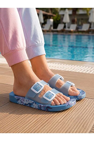 GEZER Adjustable Double Buckle Anatomical Sole Non-Slip Women's Pool, Beach, ...